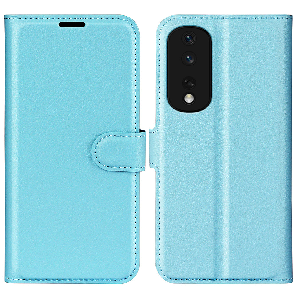 Phone Stand Wallet Cover for Honor 80 Pro 5G Fall Protection Litchi Texture PU Leather Phone Flip Case Phone Stand Wallet Cover for Honor 80 Pro 5G Fall Protection Litchi Texture PU Leather Phone Flip Case